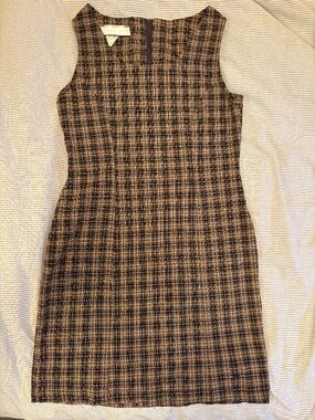 Vintage plaid mini dress